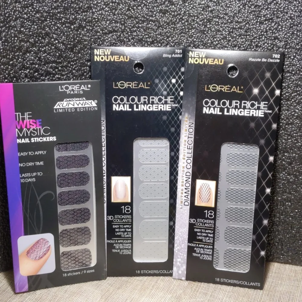 L'oreal colour riche nail lingerie, stickers